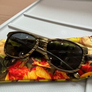 Oakley Frogskins LX - Green Banded Acetate Frame w/ Grey Lens